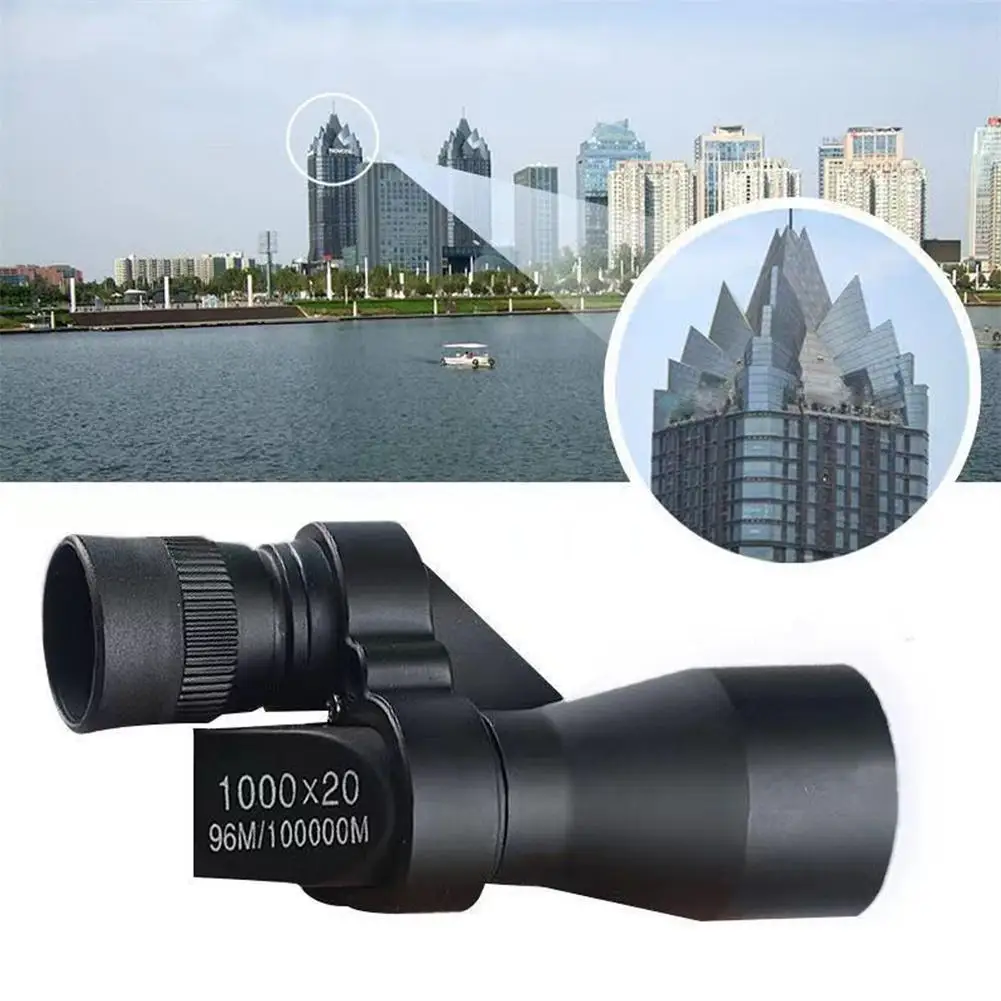 

1000X20 Portable HD Night Vision Mini Pocket Monocular Telescope Corner High Magnification Outdoor Hunting Camping 7*3.5*3.5cm