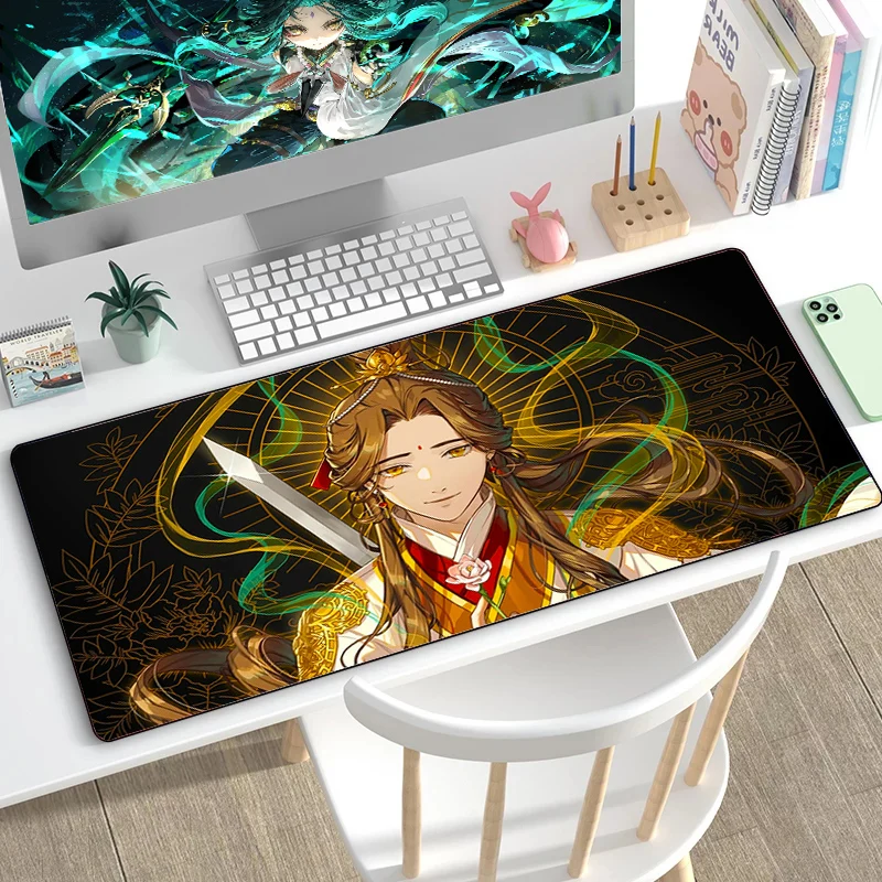 

Коврик для компьютерной мыши Tian Guan Ci Fu, игровые аксессуары, компьютерный Настольный коврик для мыши, коврик для мыши Rgb, игровые коврики для клавиатуры Xxl, ковер с аниме мыши