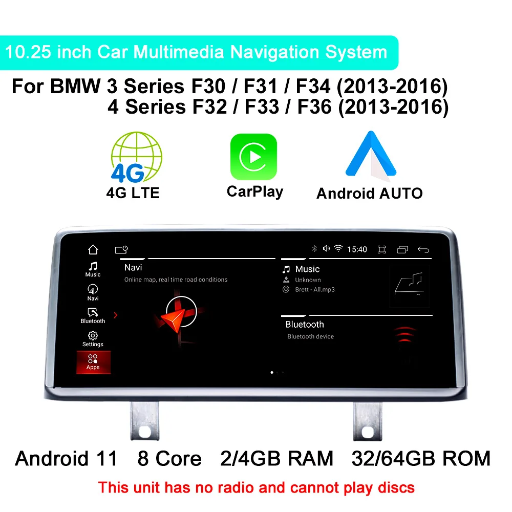 

Подходит для BMW 3 серии F30 F31 F34 4 серии F32 F33 F36 Android автомобильное центральное управление навигация с большим экраном