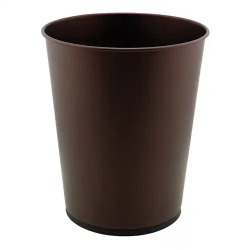 

gal Iron Bathroom Trash Can, Bronze