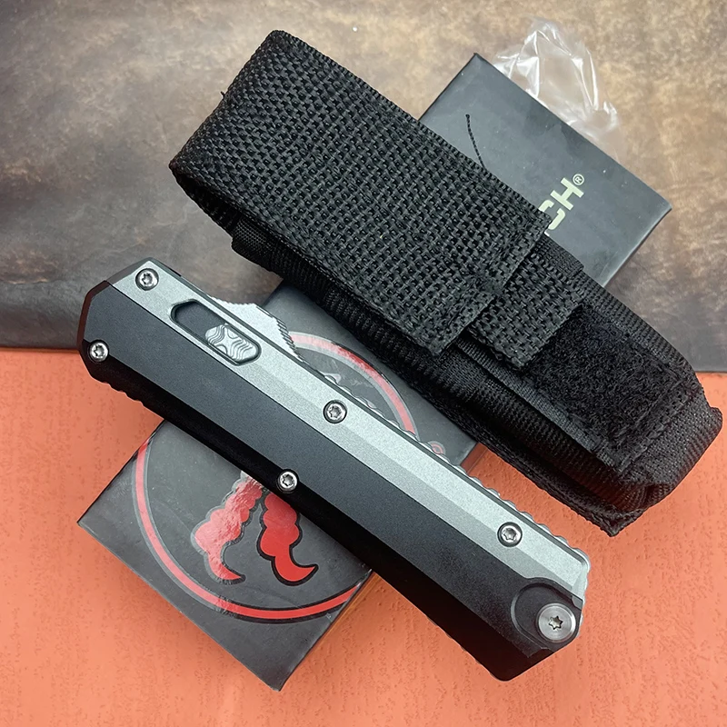 Гликоновый нож Micro OTF Tech Knives M390 Blade EDC Self l Карманные ножи Ручка из алюминиевого