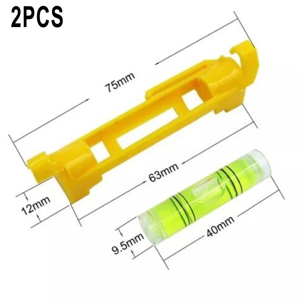 

Measurement Analysis Instruments Hand Tool Horizontal Bubble Hanging Wire Spirit Level Brick Lines Rope Cord String Hanger 2pc