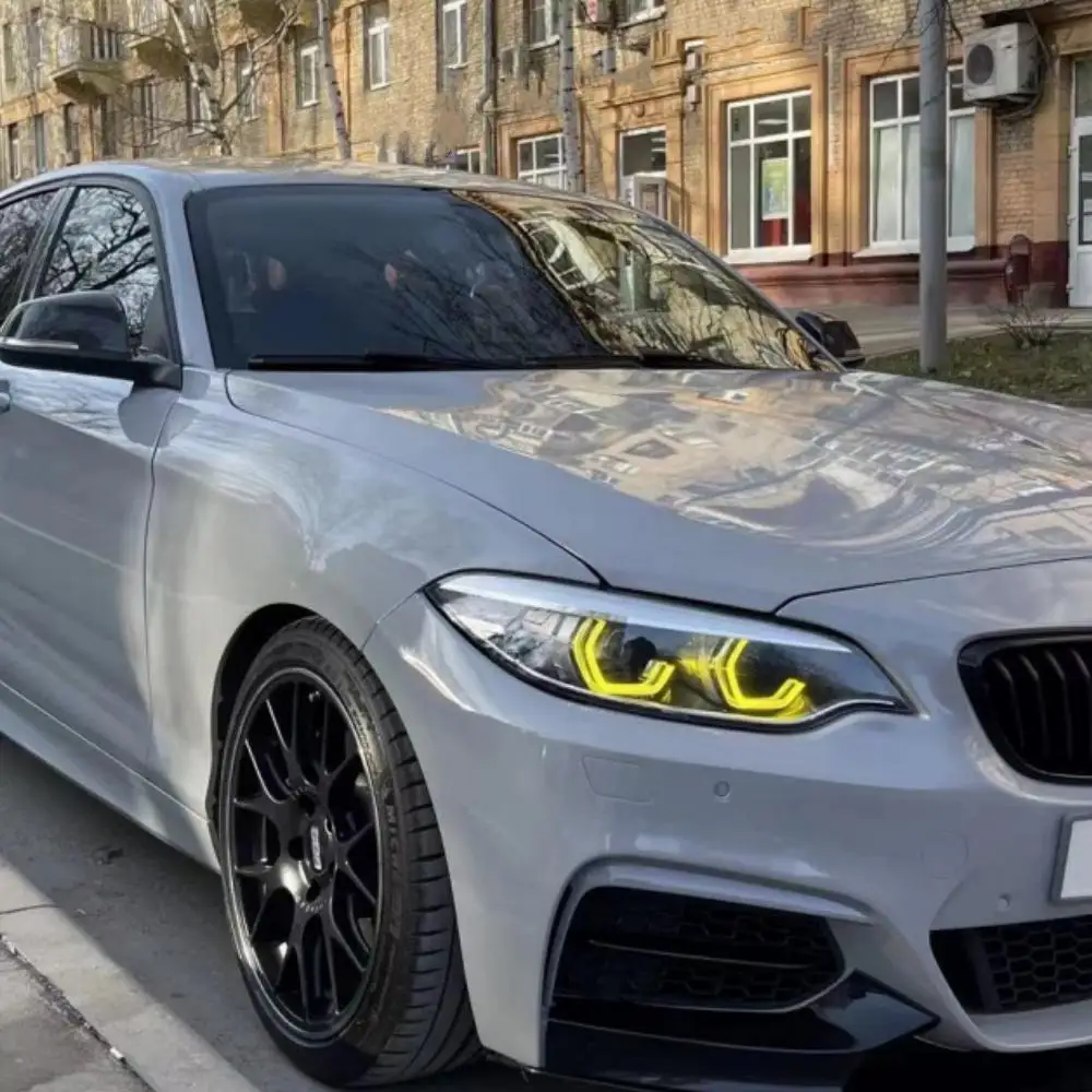 2018-2021 год F87 M2 желтые модули DRL для BMW F23 F22 LCI M240i 230i 218i полностью светодиодные фары