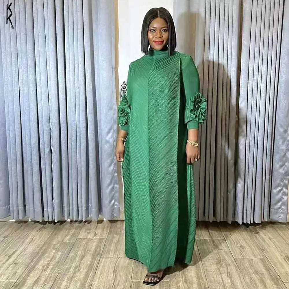 Miyake Pleated Midi Long Dress 3