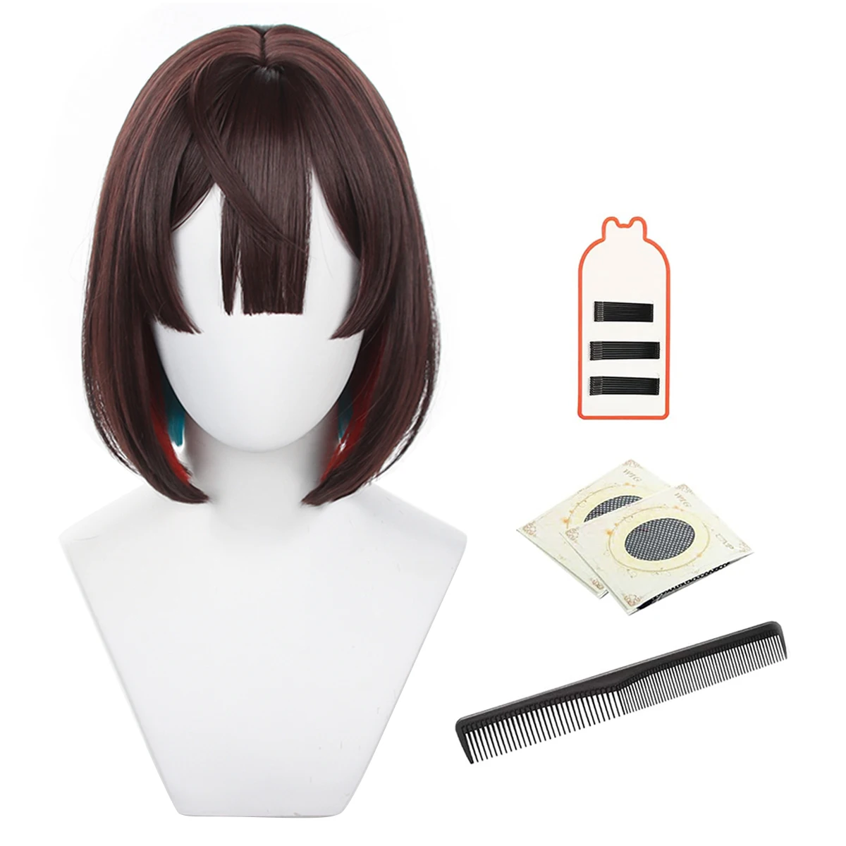 

HOLOUN Honkai Star Rail Game Xueyi Cosplay Wig Rose Net Heat Resistant Synthetic Fiber Adjustable Size Halloween Christmas