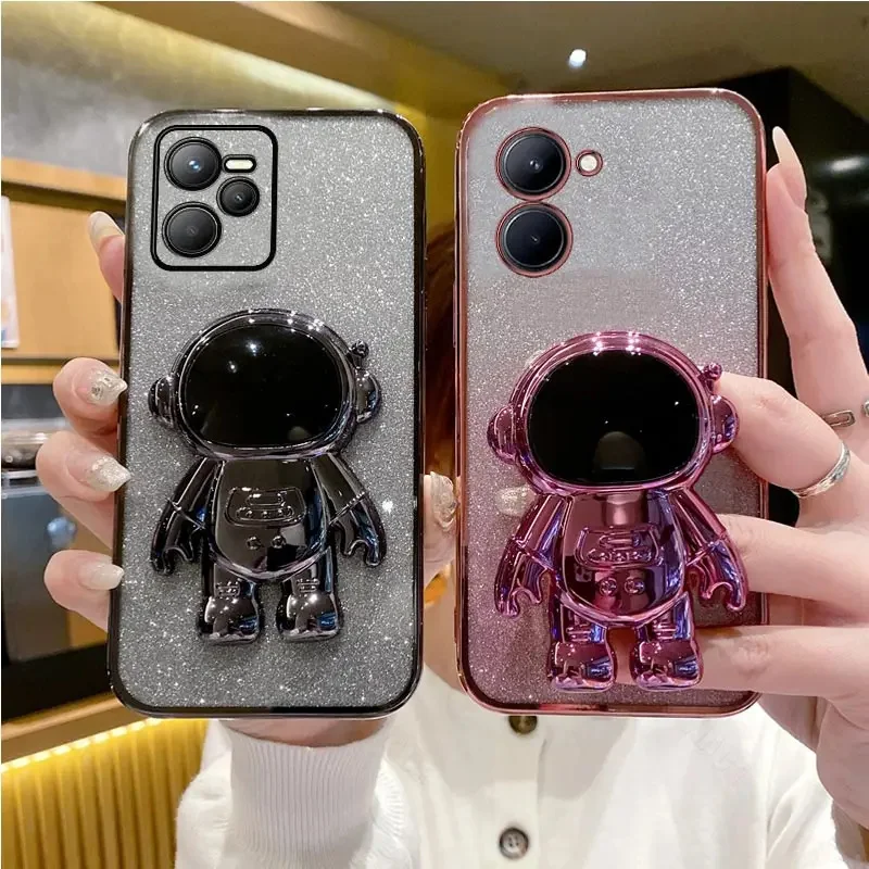 Роскошный блестящий чехол с гальваническим покрытием для астронавта