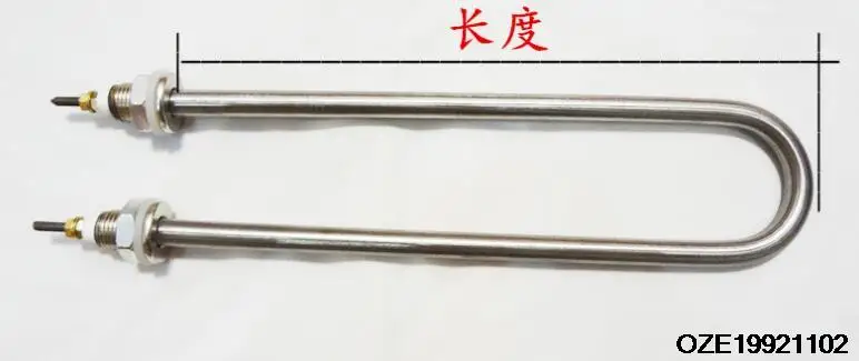 AC220V/380V 1.5KW/2KW/3KW/4KW U образный воды сварите электрическая нагревательная трубка нагревателя тепловой инструмент диаметр резьбы. 18 мм