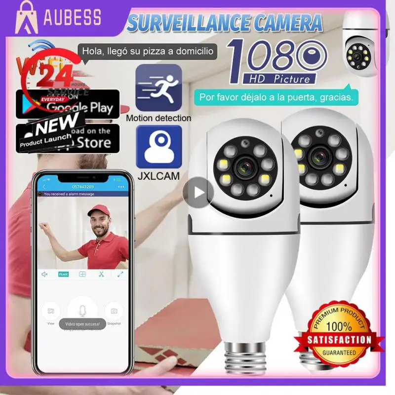 

Support Wifi 2.4ghz Wifi Is Supported Easy To Installed Local Remote Playback Bulb Surveillance Camera Smart Bulb