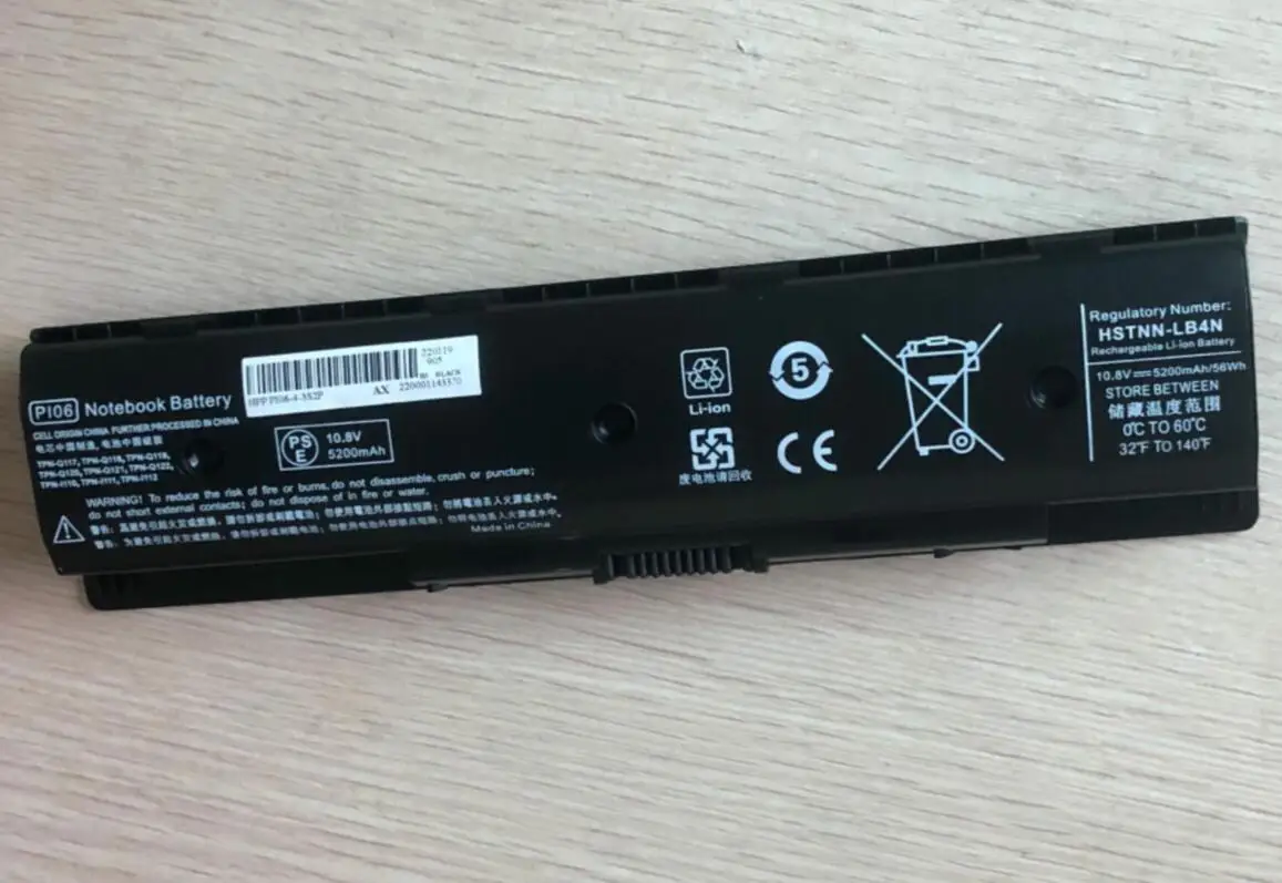 Аккумулятор PI06 для ноутбука HP Envy 15 17 17z Pavilion 14 14z 14t hstnn-yb40 710416-001 710417-001 P106 |