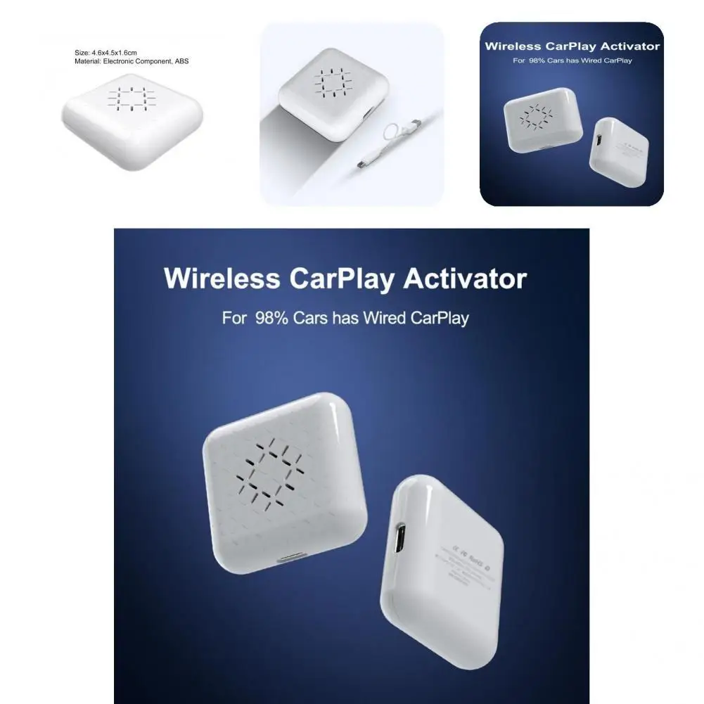 

Portable Convenient Wired to Wireless Carplay Smart Box Mini Wireless Carplay Dongle Plug Play