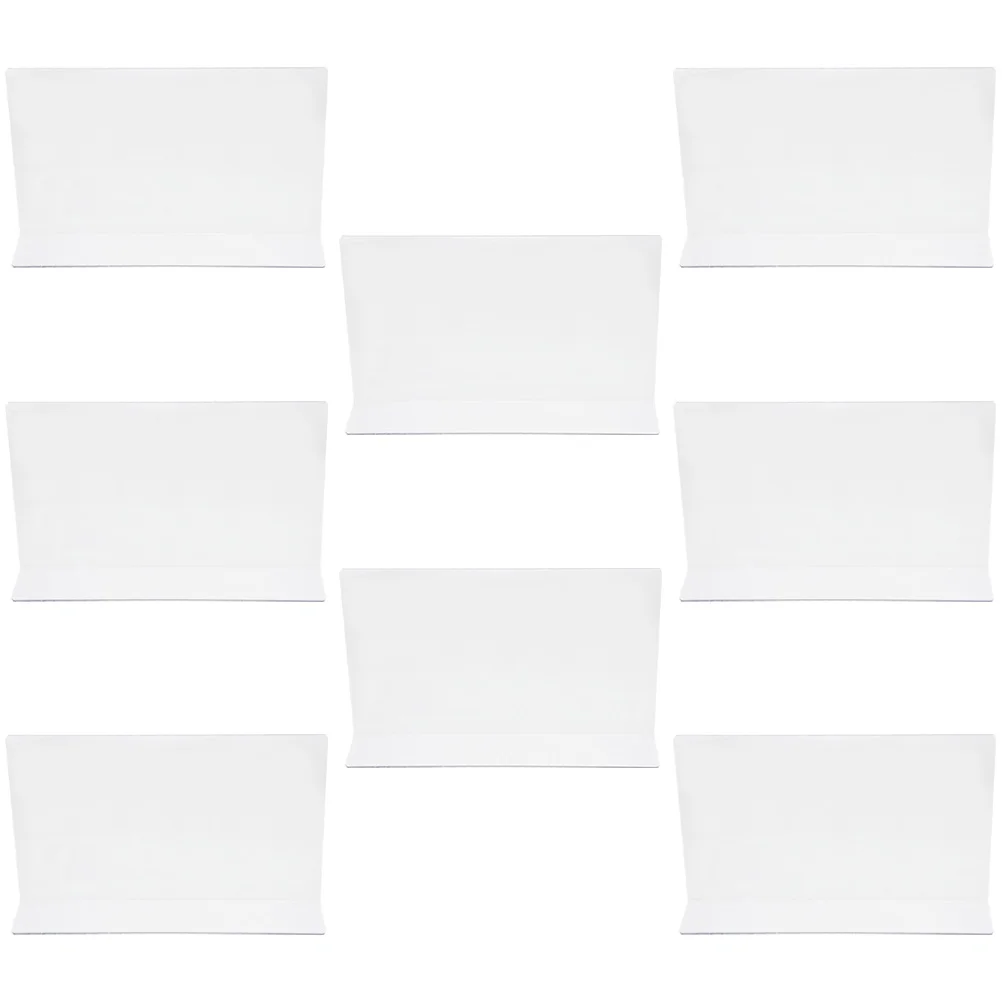 

8 Pcs Partition Plate Closet Dividers Shelf Wood Shelves Plastic Clear Acrylic Pvc Separator Separators