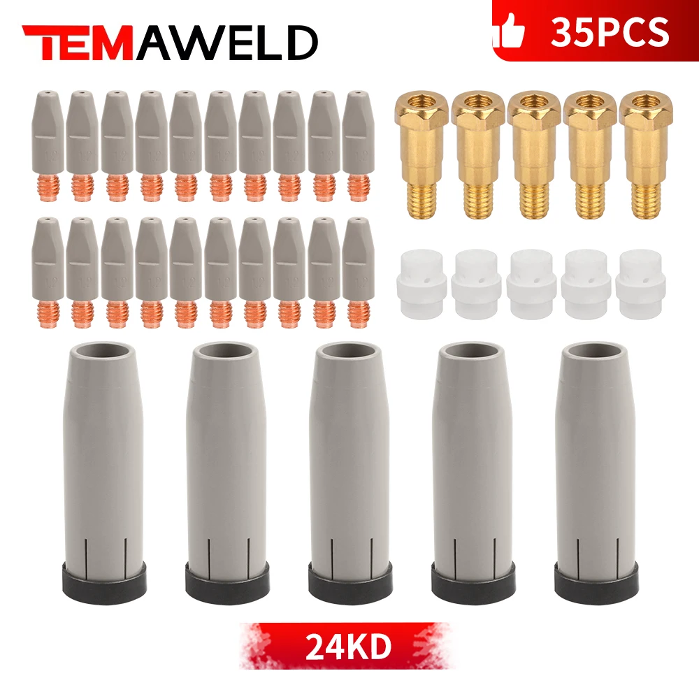 

35 шт./компл., 24 кг, 25AK, насадка для печенья с антипригарным покрытием, безвоздушная машина Fonermhoes Mig Lasmachine Tools \