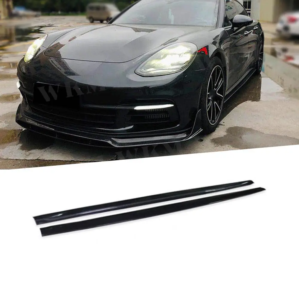 Боковые юбки для автомобиля из углеродного волокна фартуки Porsche Panamera 971 2017 2018 2019