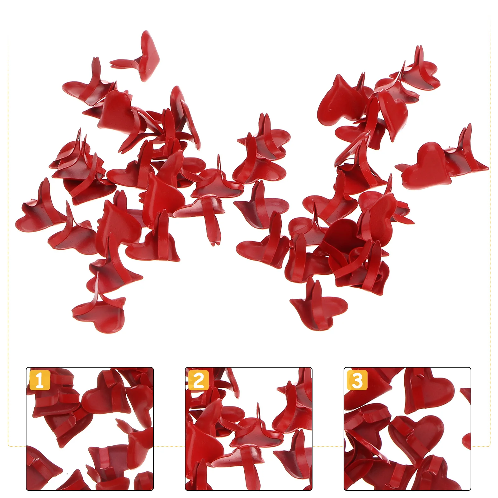 50 шт. игрушки для детей металлические кирпичи в форме сердца Райанский