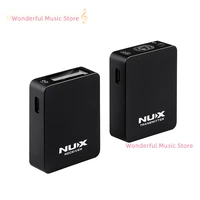 nux b 10 vlog wireless lavalier microphone system with a wireless range of up to 30 meters high quality low noise low latency