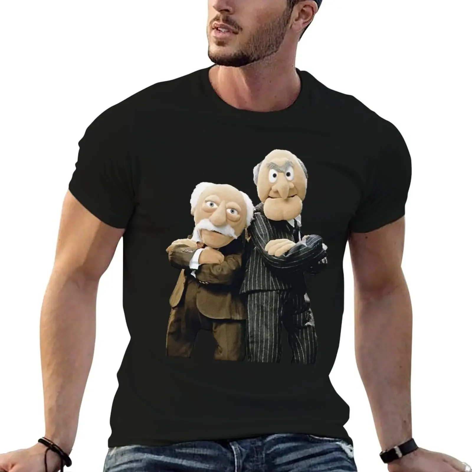 Футболка Statler And Waldorf дизайнерские рубашки большого размера толстовки мужские