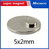 100200300pcs rare earth magnets diameter 5x2mm small round magnets 5mmx2mm fridge permanent neodymium magnets 52mm
