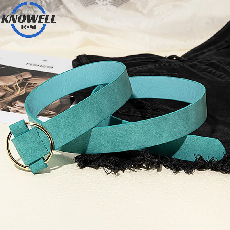 

Pu Leather Belts For Women Luxury Fashion Casual Waist Waistband Ladies Solid Harajuku Korean Buckle Y2K Belt Female Jeans Pants