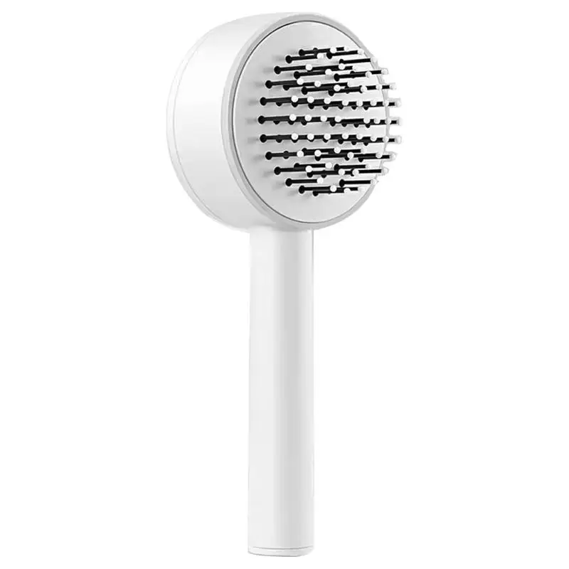 

3D Air Cushion Massager Brush One-Key Automatic Cleaning Hair Brush For Women And Girls Reduce Breakage Tightening Split Ends