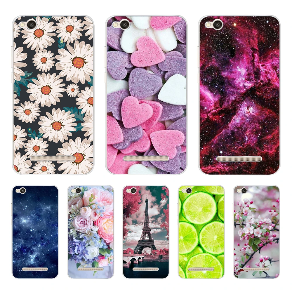 Чехол для Redmi 4A 4 A 5.0 и силиконовая накладка Xiaomi задней моды защитный бампер