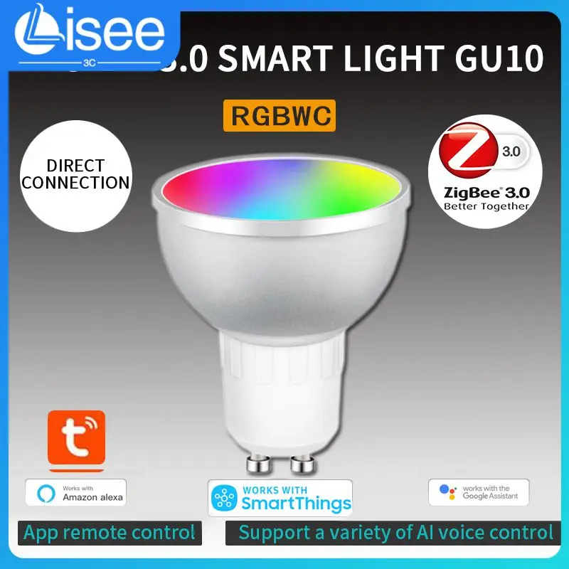 

Умная Светодиодная лампа Zigbee 3,0, умная лампа для умного дома, 5 Вт