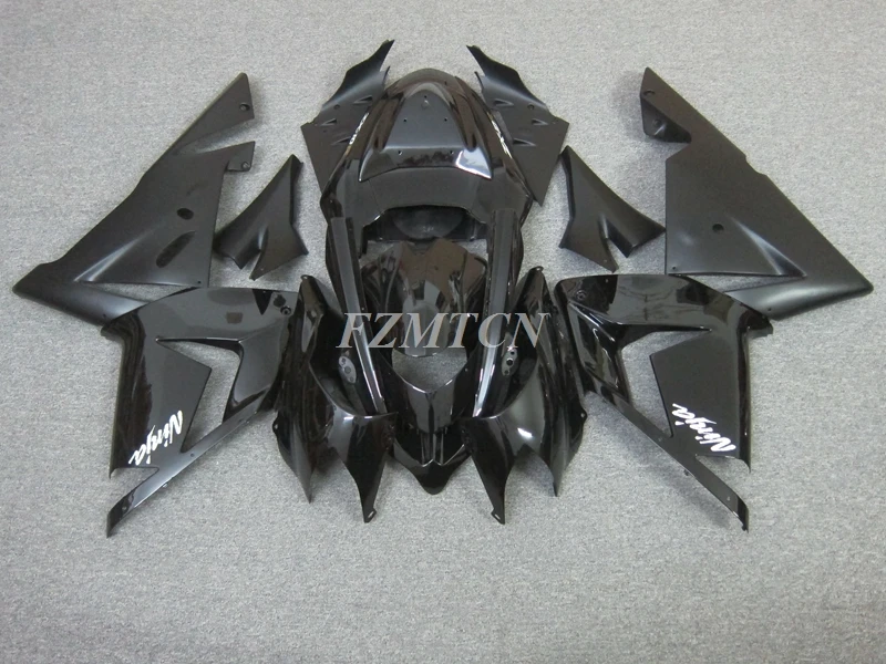 

Обтекатель подходит для Kawasaki Ninja ZX-10R ZX10R 2004 2005 04 05 полный обтекатель мотоцикла велосипеда аксессуары черный корпус
