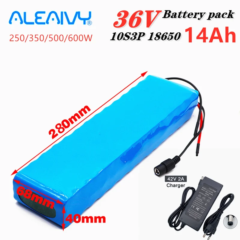 

ALEAIVY 10S3P 36V 14000Ah 18650 li-ion battery series lithium ion battery pack for 100W-500W Electric scooter M365 parallel use