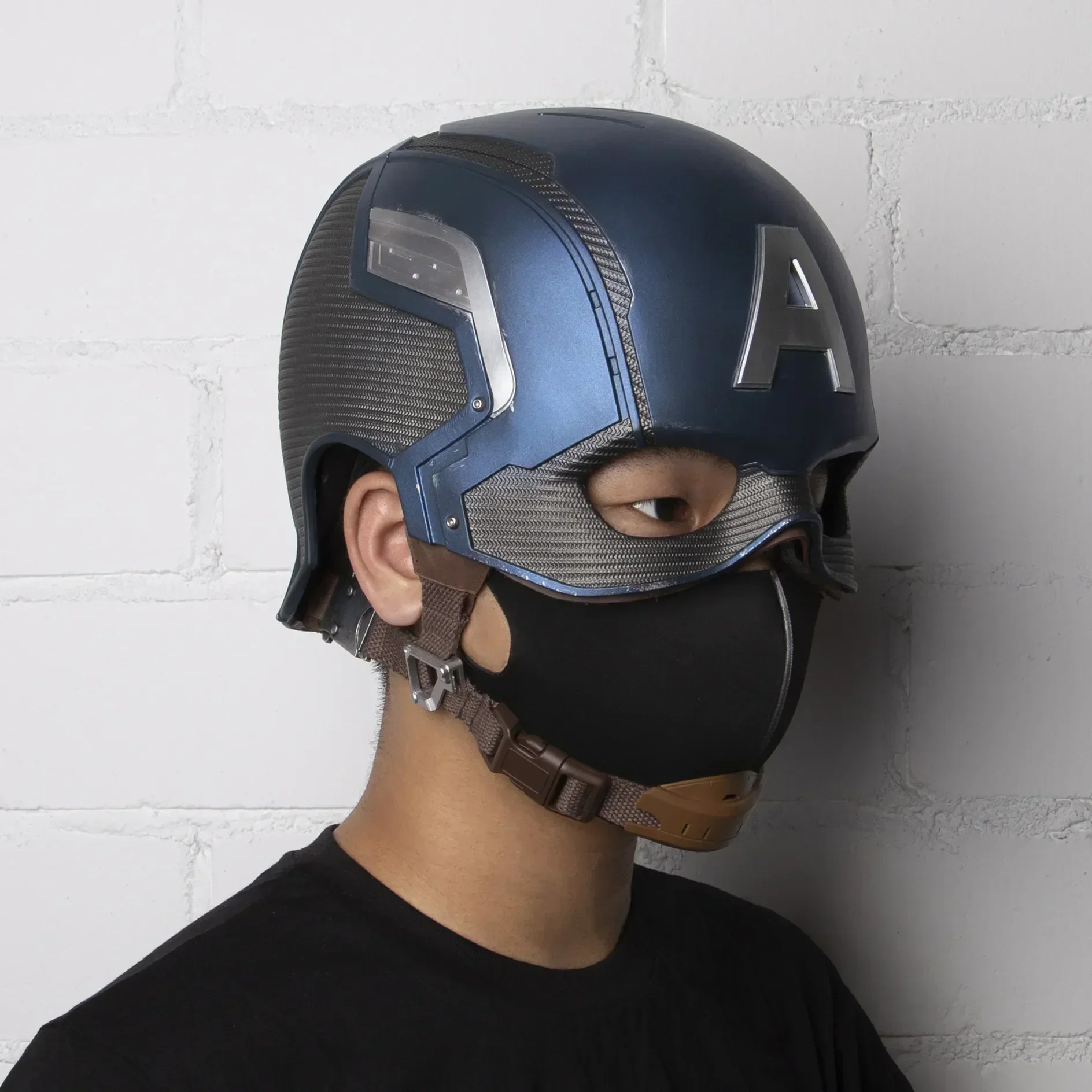 Marvel Капитан Америка 1/1 носимый шлем маска супергерой супермодель Мстители аниме