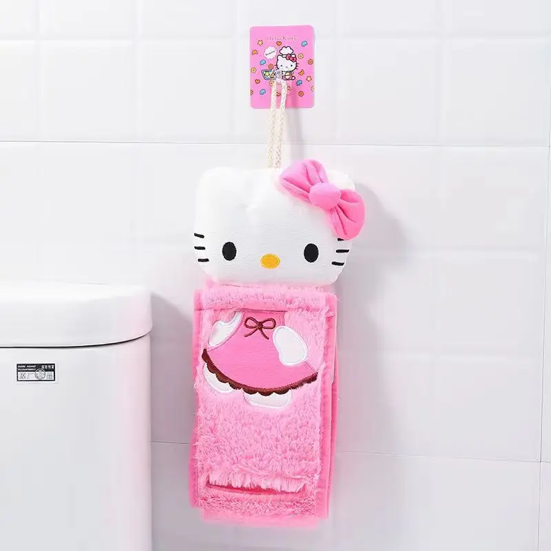

Держатель для туалетной бумаги Hello Kitty из кораллового флиса