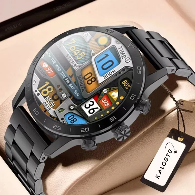 

2022 Smart Watch Wireless Charging 454*454 HD Screen IP68 Waterproof Sports Fitness Heart Rate Mens Smartwatch Watch Android IOS