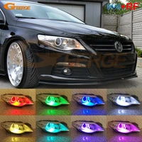 for volkswagen vw passat cc 357 rf remote bluetooth compatible app multi color ultra bright rgb led angel eyes kit halo rings