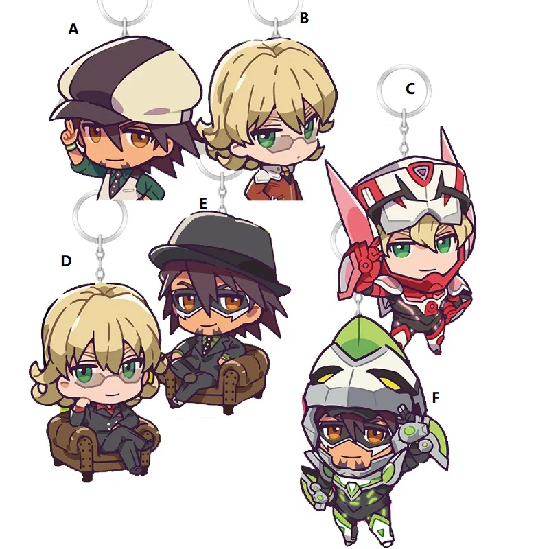 

Аниме брелок тигровый кролик восходящий Kotetsu T Kaburagi Barnaby Brooks Jr акриловый брелок ремешок фигурка подвесные аксессуары 6 см