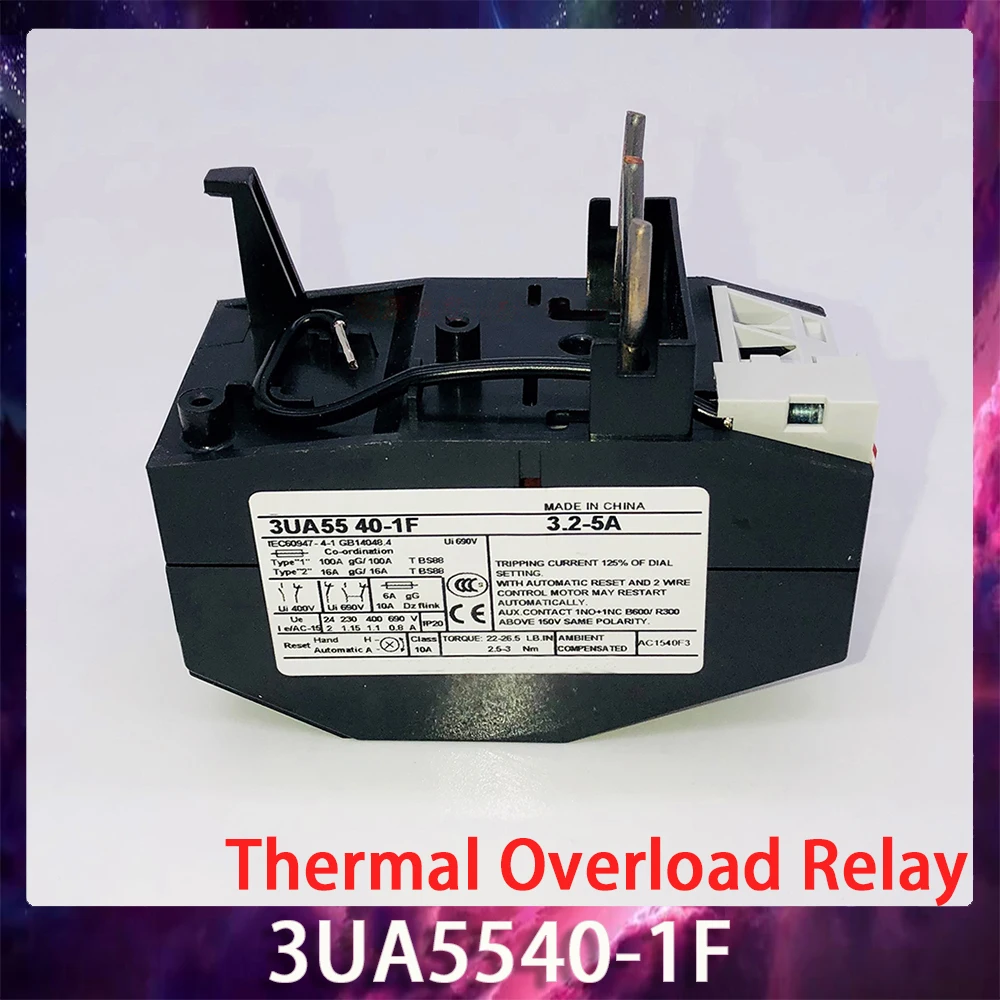 3UA5540-1F Thermal Overload Relay 3UA55 40-1F 3.2-5A High Quality Fast Ship Works Perfectly