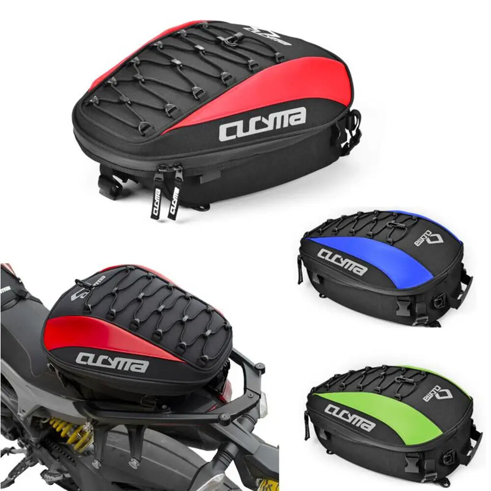 

Rear Tail Seat Helmet Luggage Backpack Carry Bag For KAWASAKI KLX300R KLX300SM