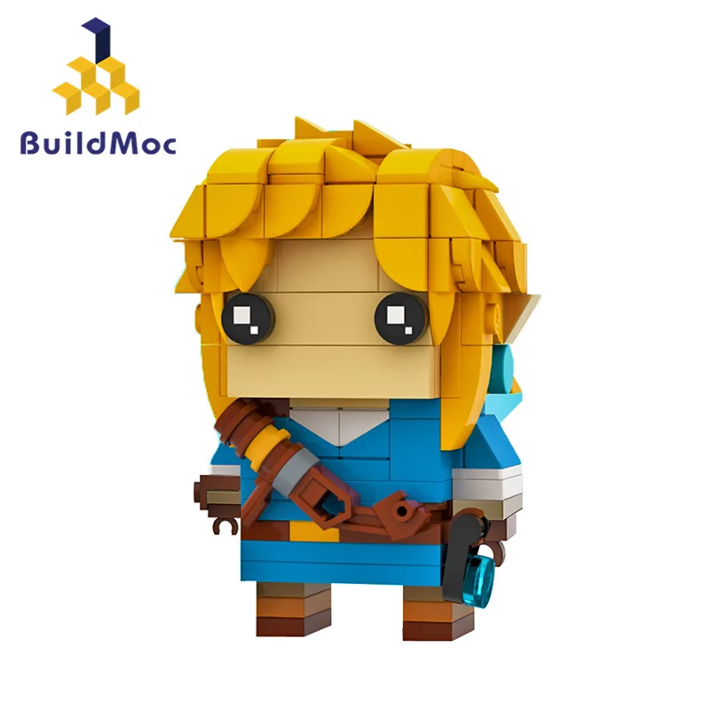 

Buildmoc Zeldaing Ruins Wild Breath Link Kass Lynel Bokoblin Figures MOC Set Building Blocks Toys for Children Kids Gifts Toy