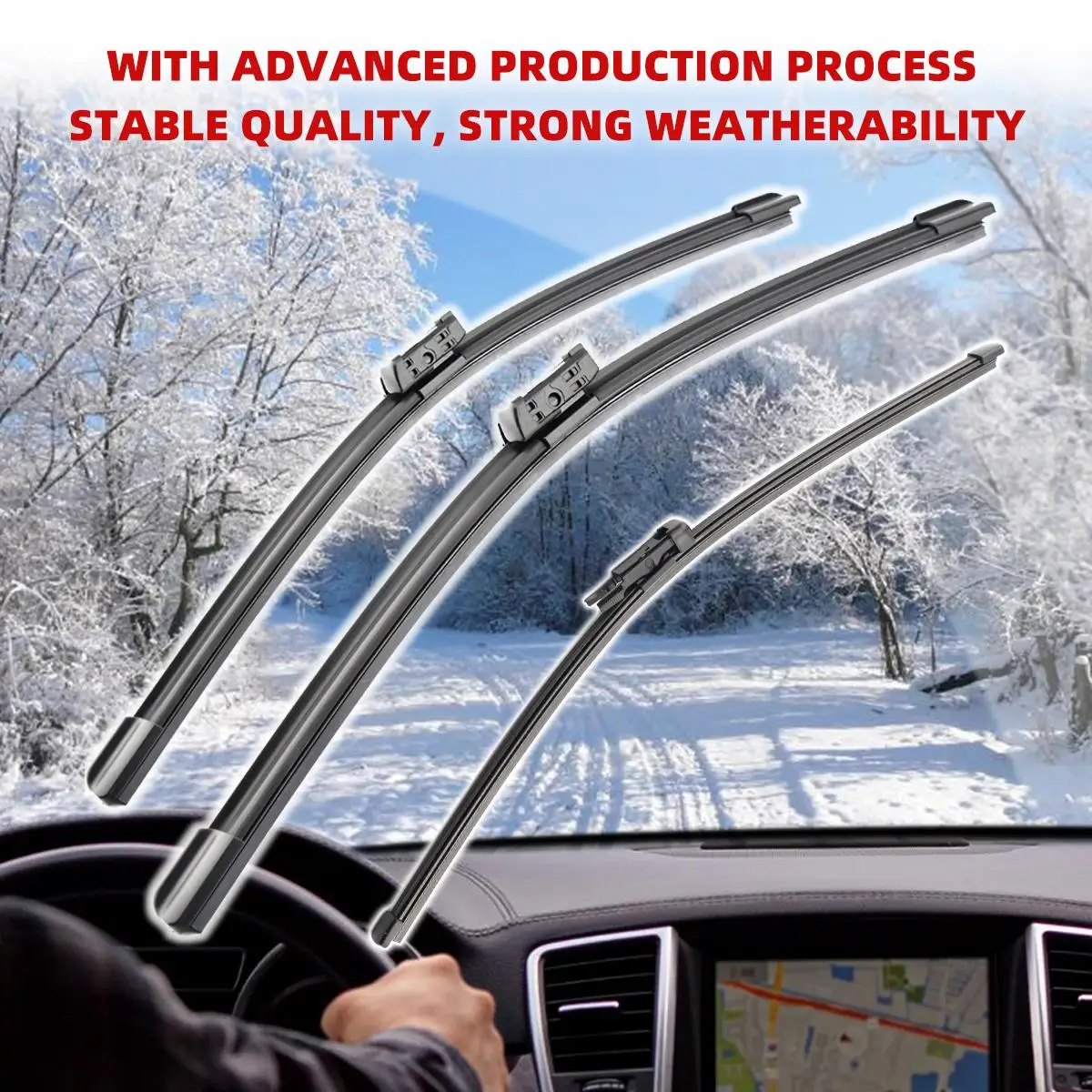 Щетки стеклоочистителя передние и задние для Porsche Panamera 970 2013-2017 2013 2014 2016 2017 3 шт.