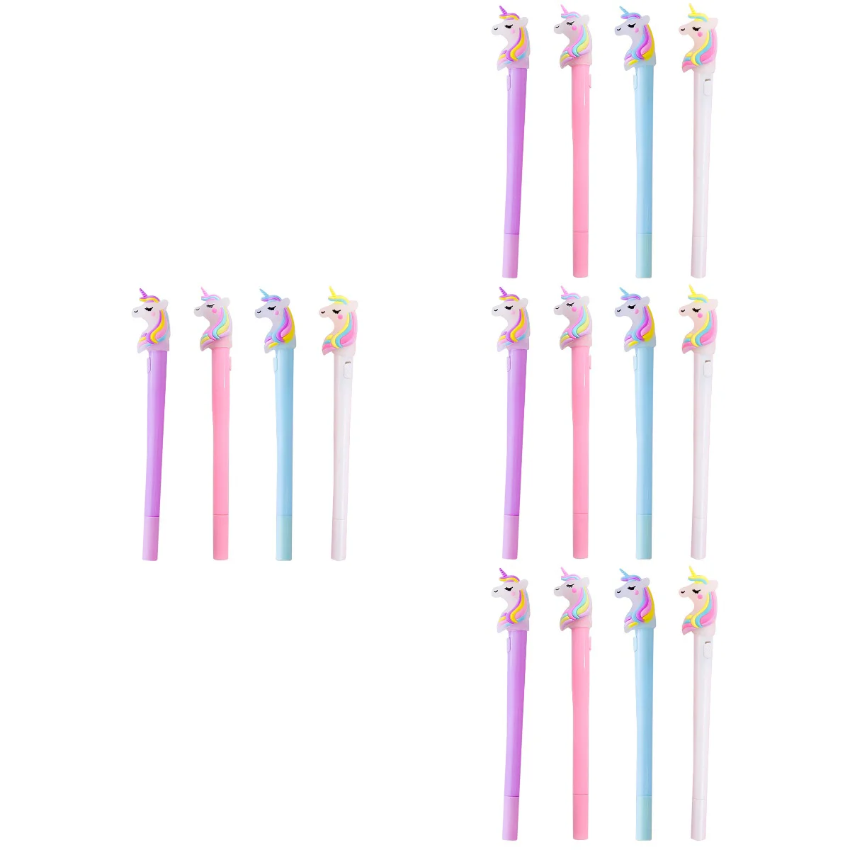 

16 Creative Shape Pens Pens Luminous Pens (Assorted Color)