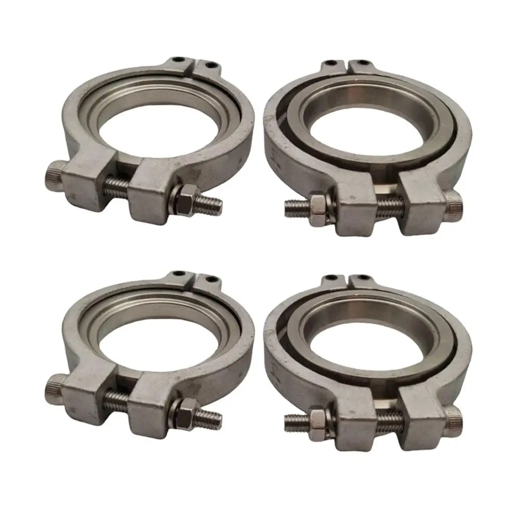 

4pcs STAINLESS STEEL Flang/Clamp Set For Tial WASTEGATE Kit