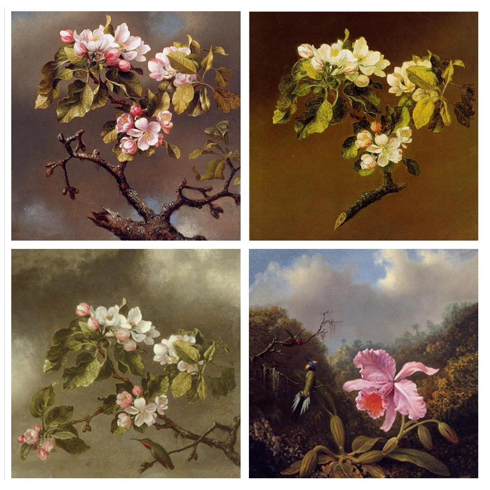 

Landscape Flower DIY 5D Diamond Painting Full Drill Square Round Embroidery Mosaic Art Picture Of Rhinestones Home Decor Gifts