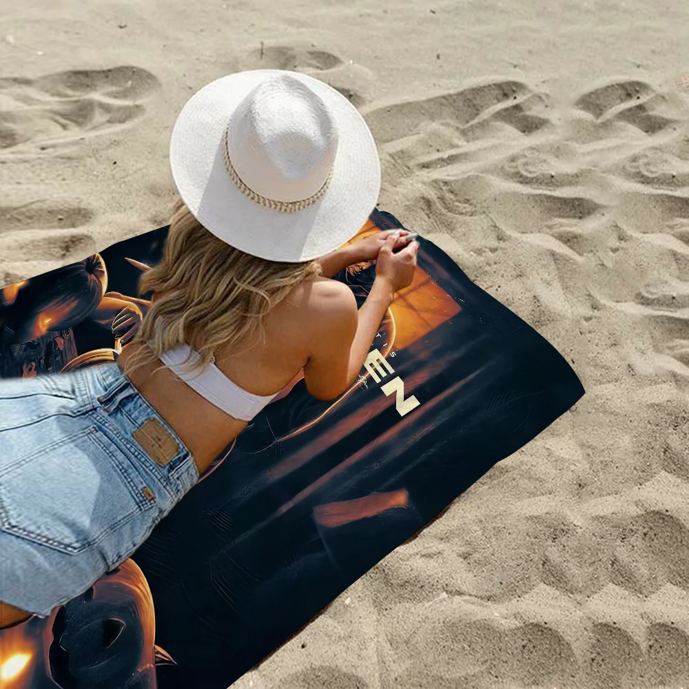 Horror Movies Halloween Michael Myers Microfiber Beach Towel Absorbent Quick Dry Swimming Resort Mountain Climbing