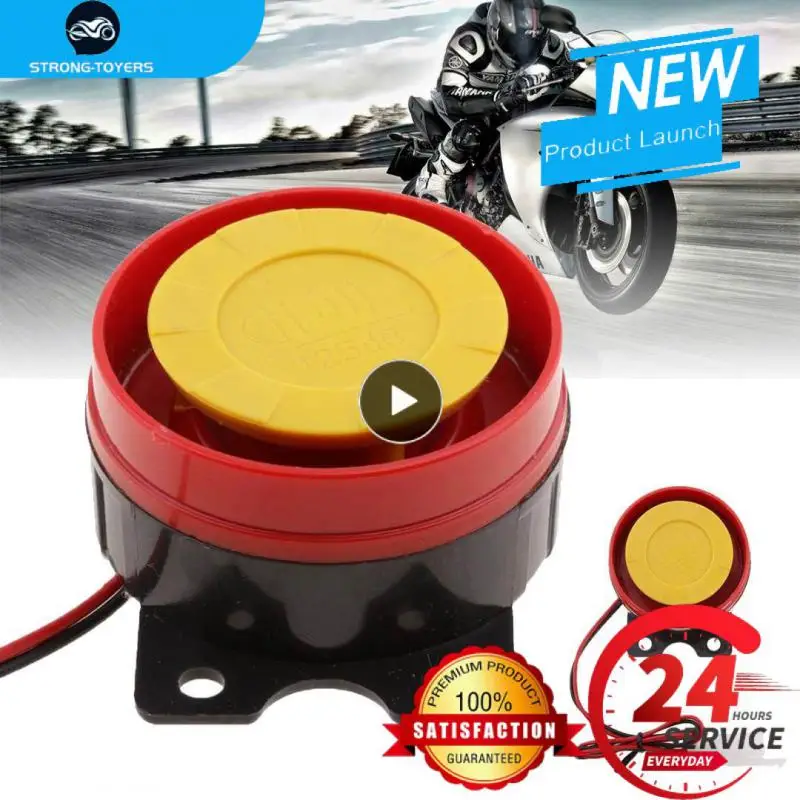 

1/3/4PCS Motorcycle Electric Driven Loud Durable Universal Multi-tone Claxon Horns 12v Car Horn Air Raid Siren Alarm