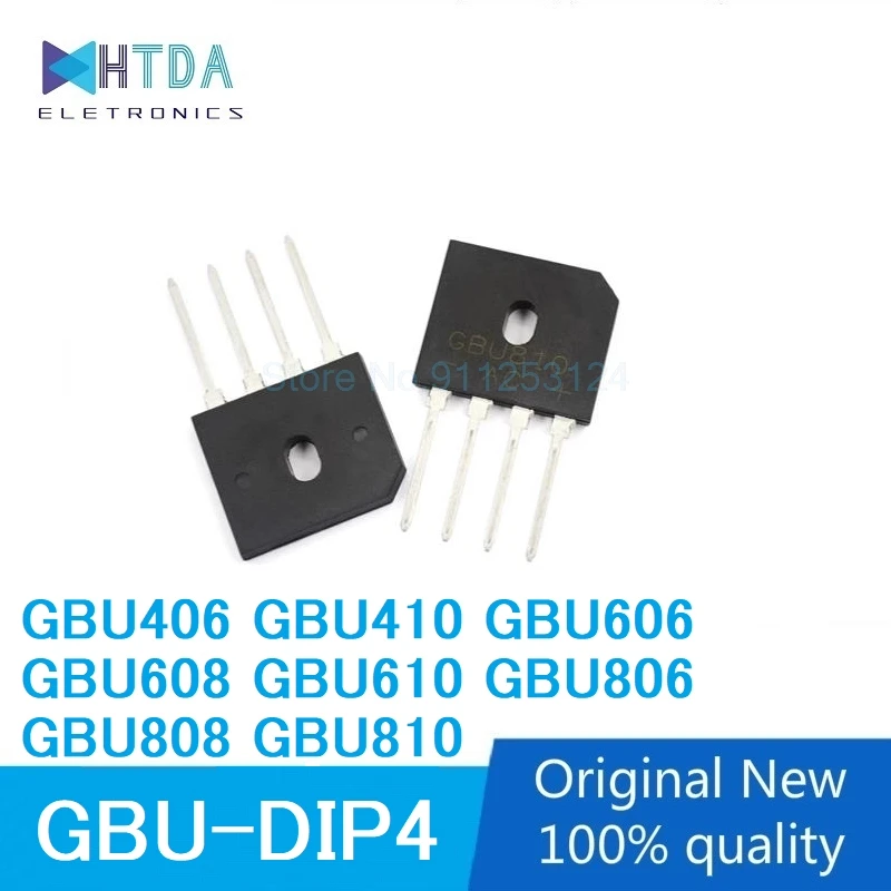 5 шт./партия GBU406 GBU410 GBU606 GBU608 GBU610 GBU806 GBU808 GBU810