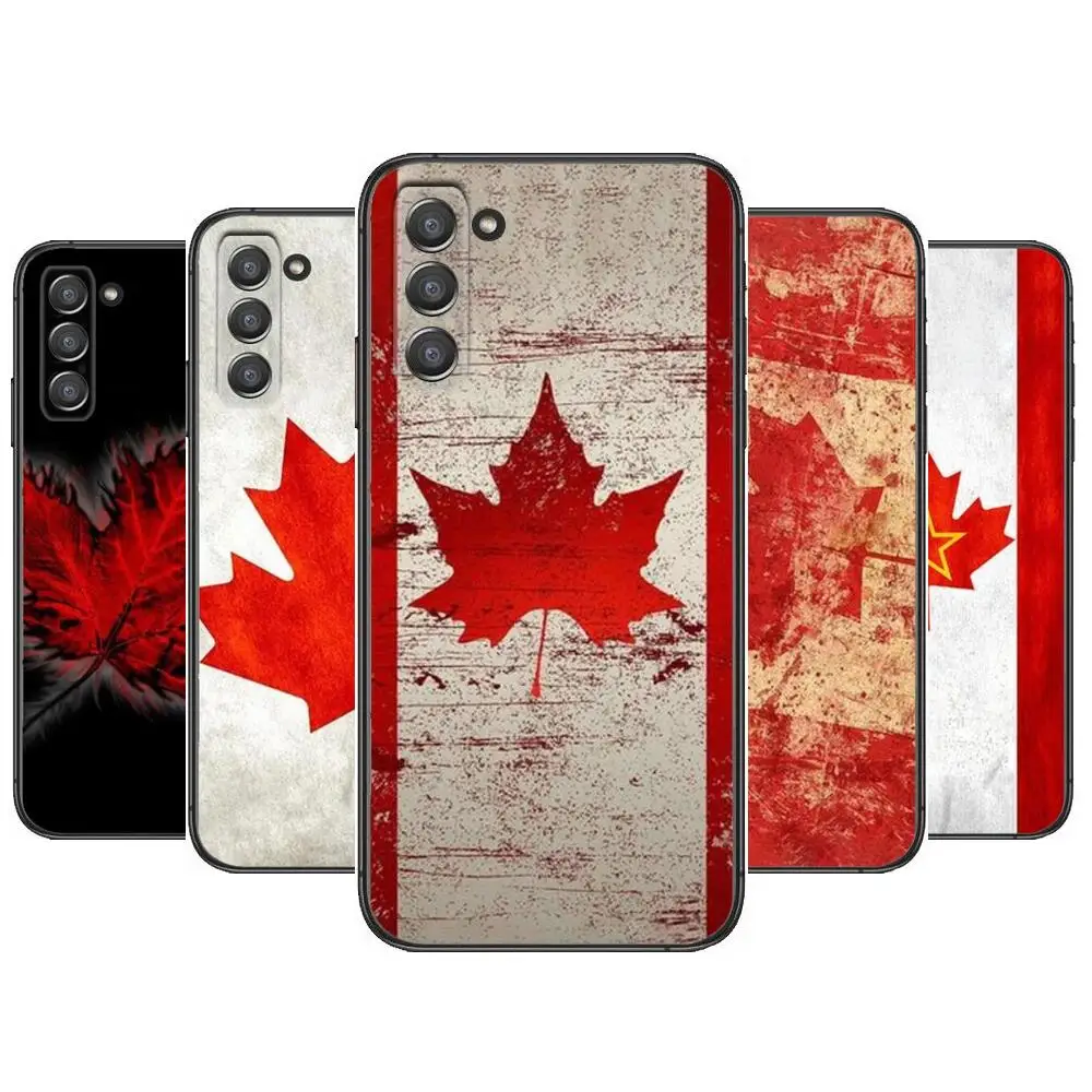 

Canada Canadian Flag Phone cover hull For SamSung Galaxy s6 s7 S8 S9 S10E S20 S21 S5 S30 Plus S20 fe 5G Lite Ultra Edge