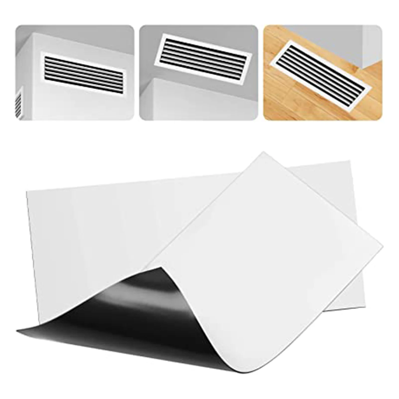 

2PCS Air Conditioning Ventilation Covers Sticks Tightly Concise Appearance Vent Cover for RV Home HVAC and AC Vents