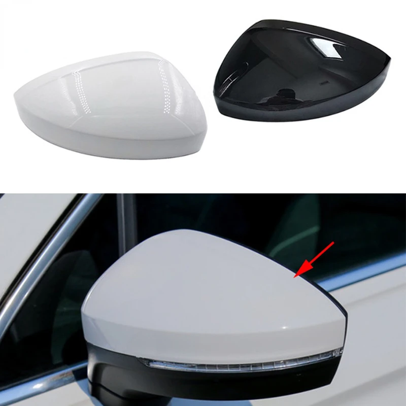 

Auto Side Rearview Mirror Cover Wing Mirror Shell Cap Housing For VW Tiguan 2017 2018