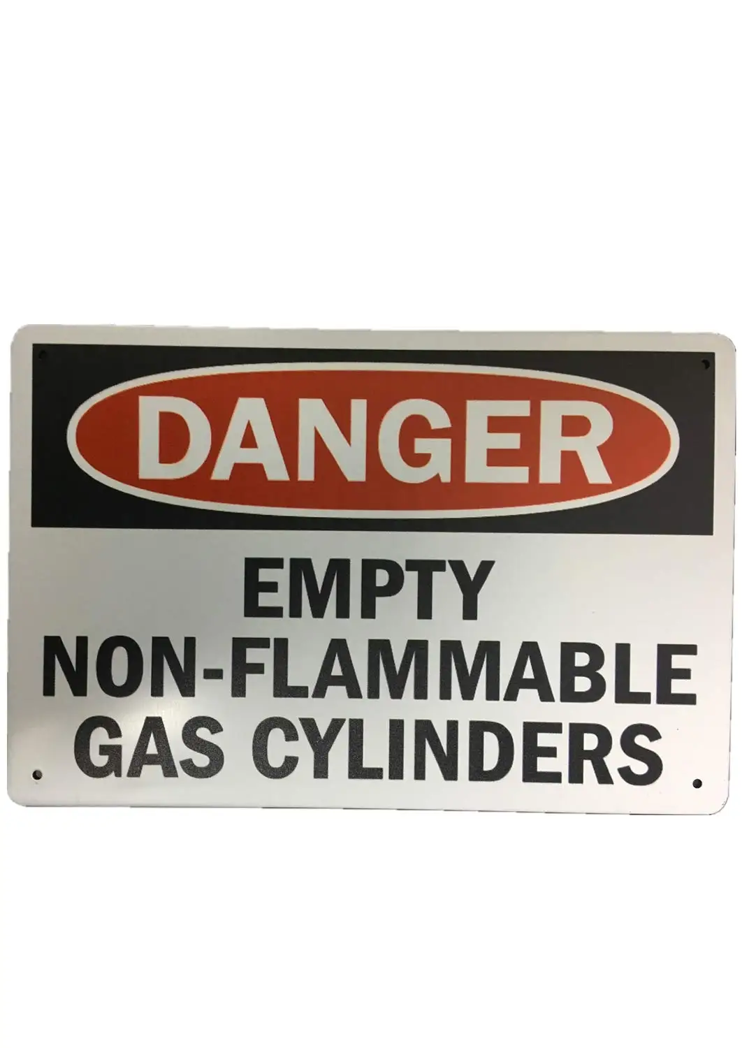

Metal Vintage Tin Sign Decor-Warning Notice No Trespassing Danger for Outdoor Home Business Retro Art Sign 12" X 8"