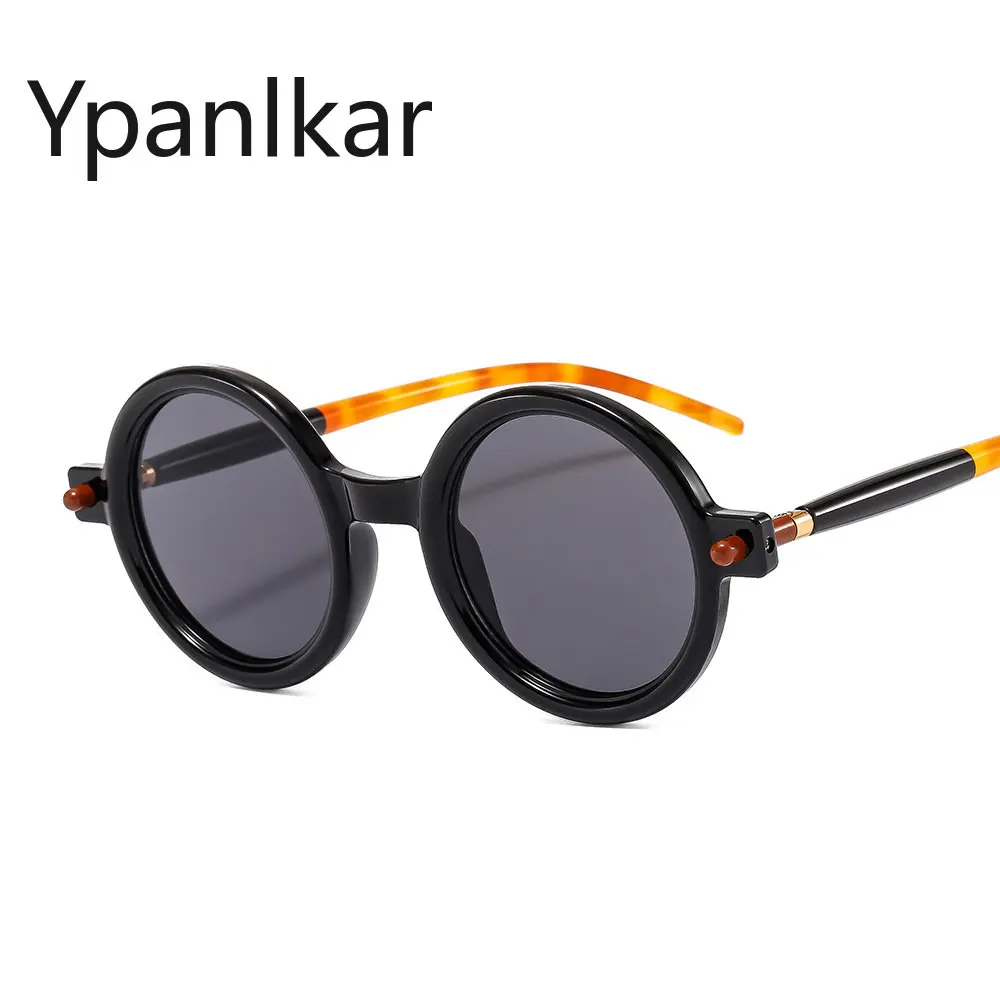 

Retro Punk Men Polygon Round Sunglasses Fashion Clear Ocean Gradient Lens Eyewear Women Trending Sun Glasses UV400