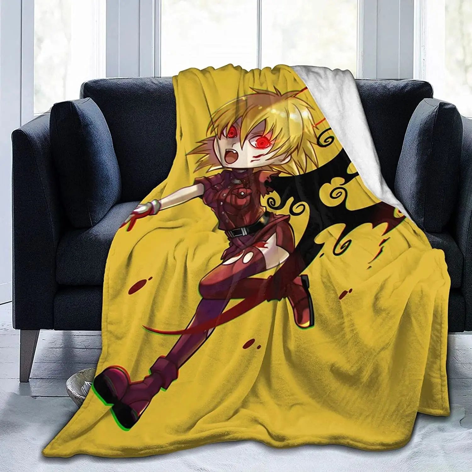

Seras Victoria Fluffy Soft and Comfortable Blanket, Anime Warm Embrace of Sympathy