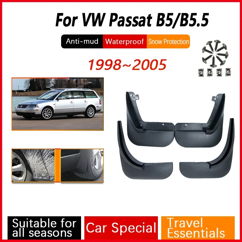 

4 шт., Автомобильные Брызговики для Volkswagen VW Passat B5 B5.5 1998 ~ 2005