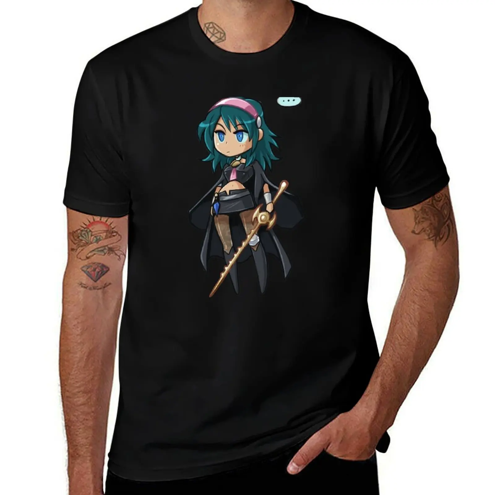 Фото Byleth (F!Byleth) - Fire Emblem Three Houses - Футболка Chibi Cutie, легкая спортивная футболка с короткими рукавами №1